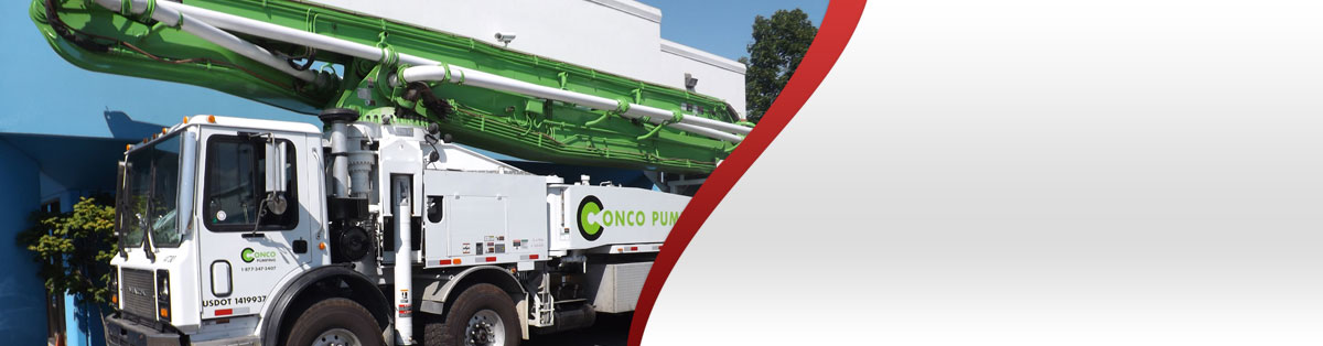 concrete pump truck